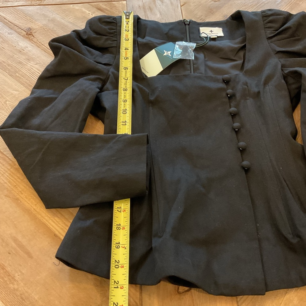 Tuckernuck Calla Black Puff Sleeve Princess Blouse NWT‎ - Picture 7 of 7